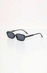 Otra Eyewear Frankie Black Rectangle Sunglasses