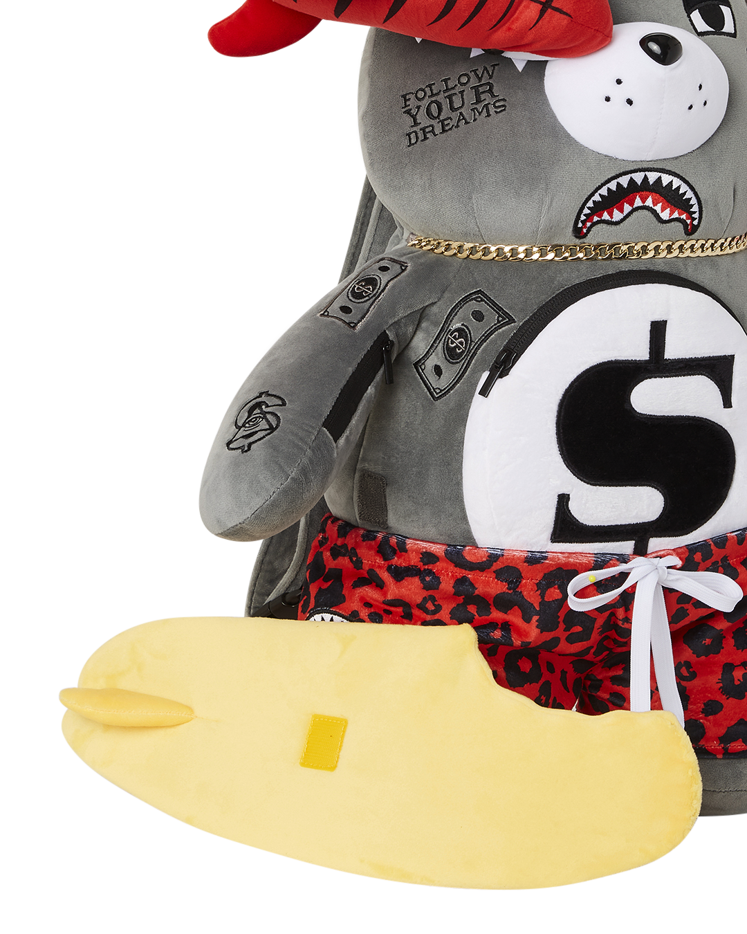 SHARK FRIENDS MONEYBEAR TEDDYBEAR BACKPACK