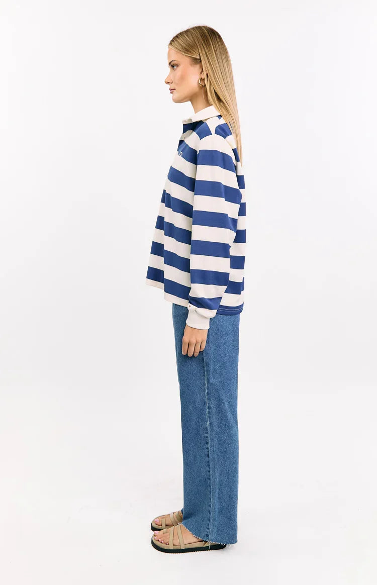 Carey Blue Striped Jersey