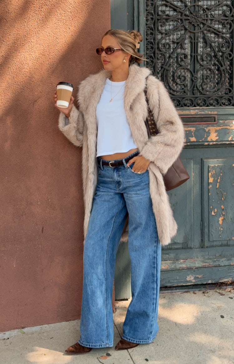 Carrie Blue Mid Wash Low Rise Jeans