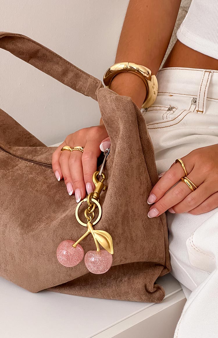 Cherry Pink Keyring
