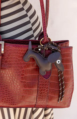 Dachshund Braided Bag Charm