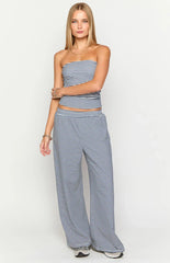 Flo Navy Stripe Wide Leg Pants