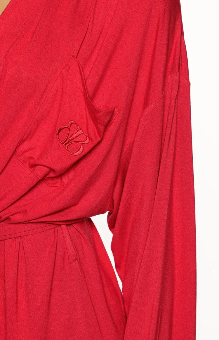 Almost Ready Burgundy Robe